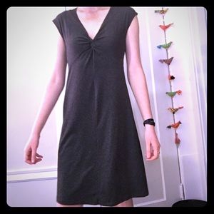 Patagonia Charcoal Grey Twist Dress, M
